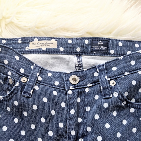 Adriano Goldschmeid AG polka dot ankle jeans - Picture 4 of 5